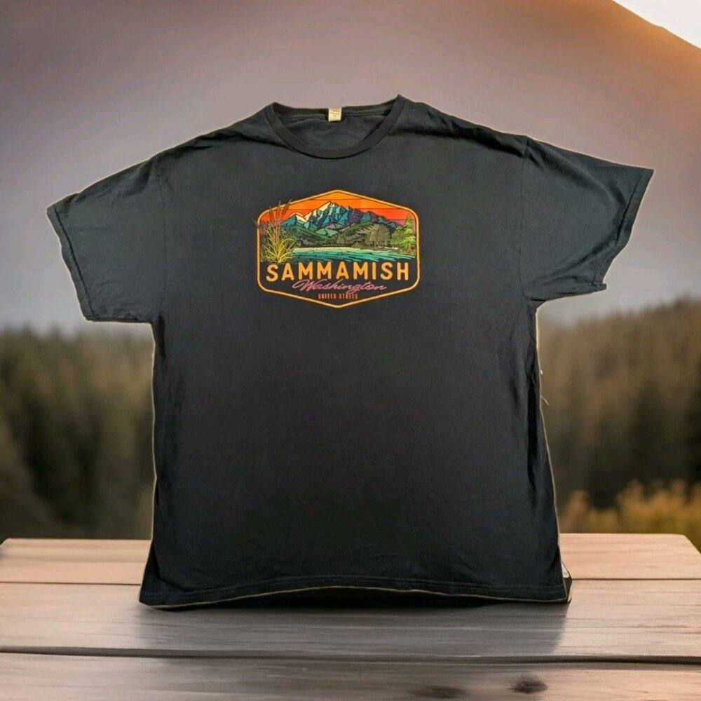 Sammamish, Washington Men's Navy T-Shirt Size XL